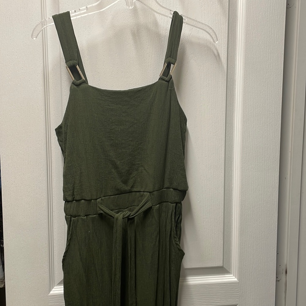 Olive green romper